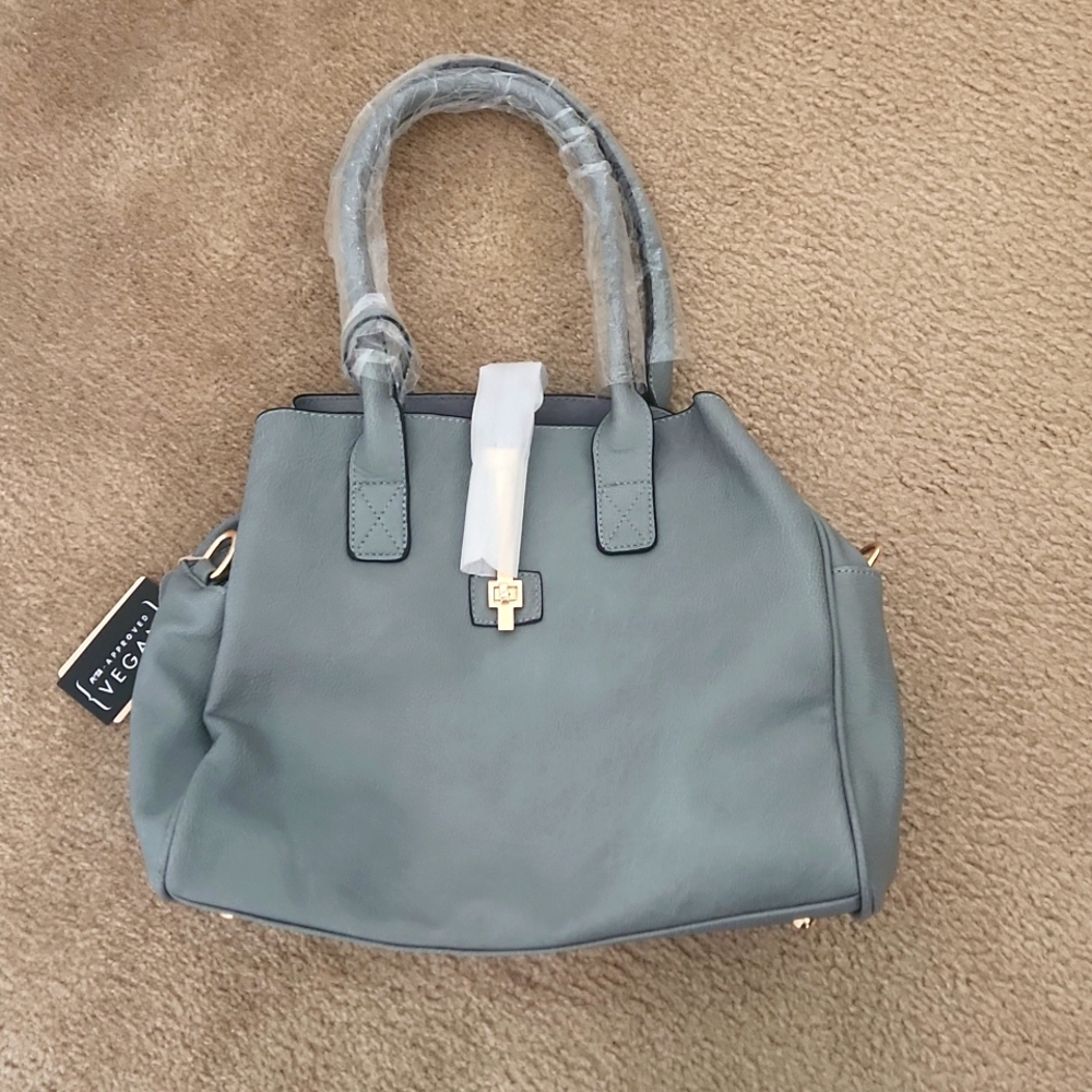 Kohl's blue gray "Jasmine" purse